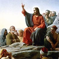 The Sermon on the Mount, Carl Heinrich Bloch (1834–1890), Public Domain